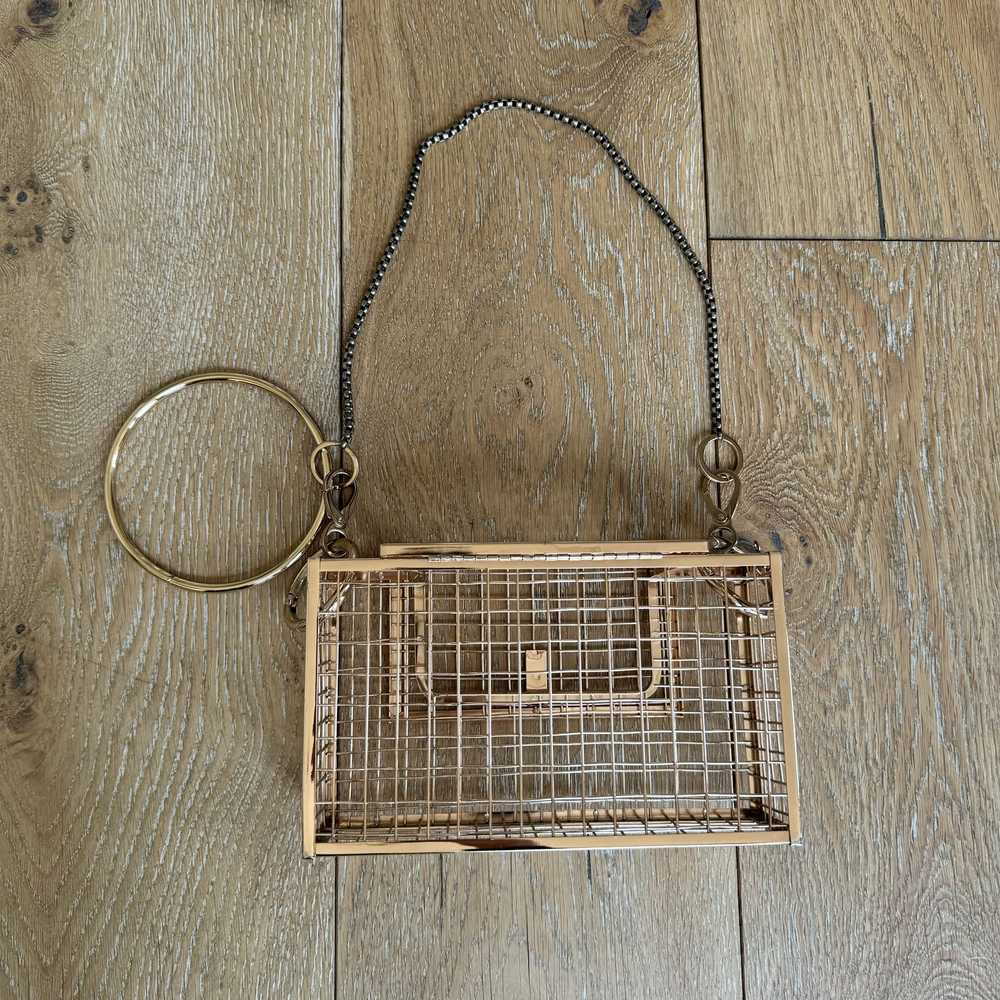 Martine Ali Rose Gold Martine Ali Cage Bag - image 2