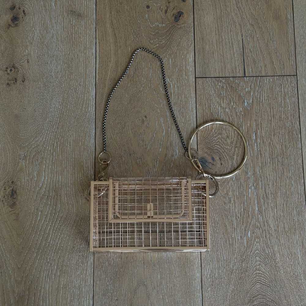 Martine Ali Rose Gold Martine Ali Cage Bag - image 4