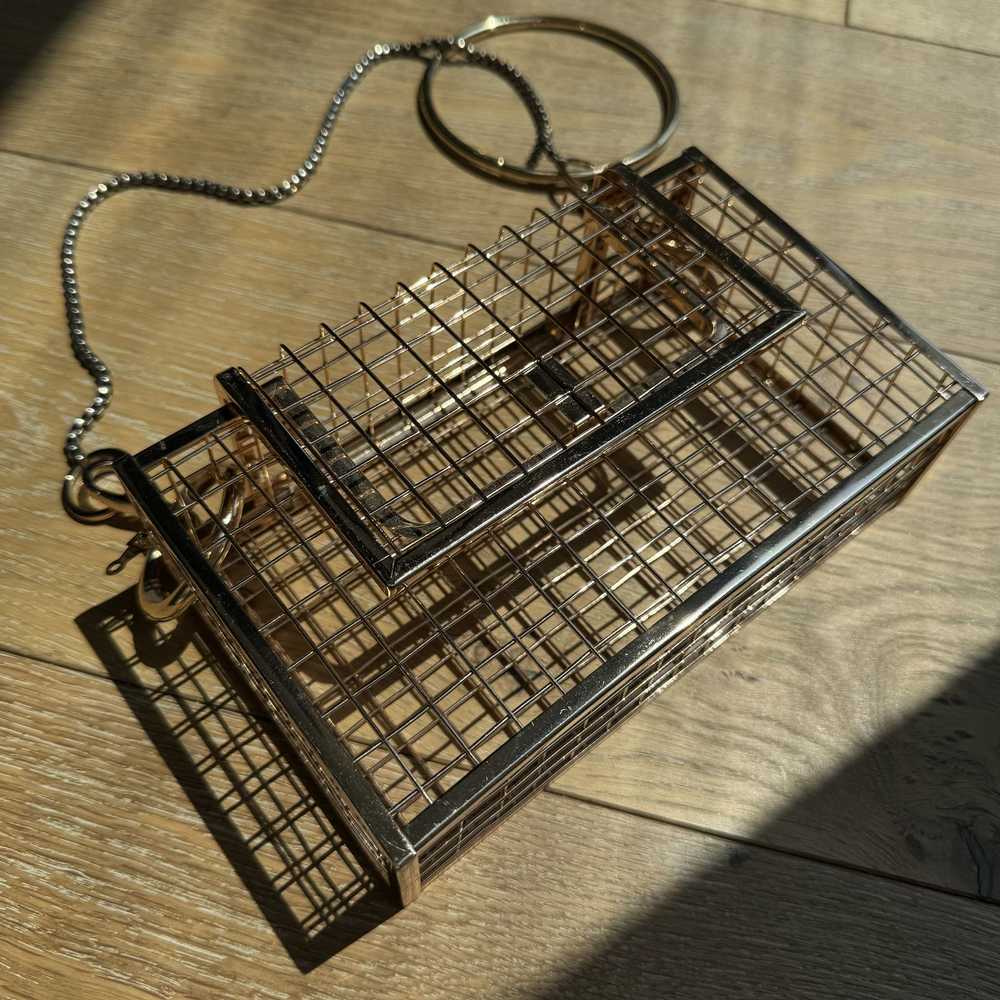 Martine Ali Rose Gold Martine Ali Cage Bag - image 5