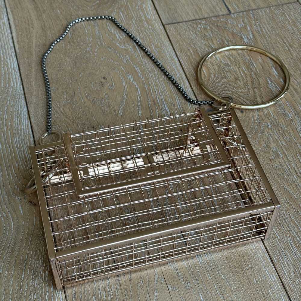 Martine Ali Rose Gold Martine Ali Cage Bag - image 7