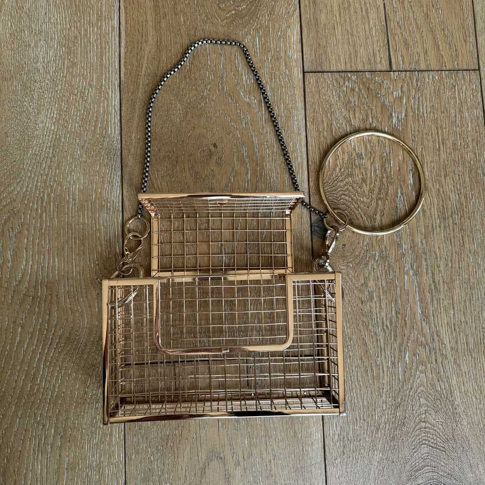 Martine Ali Rose Gold Martine Ali Cage Bag - image 9