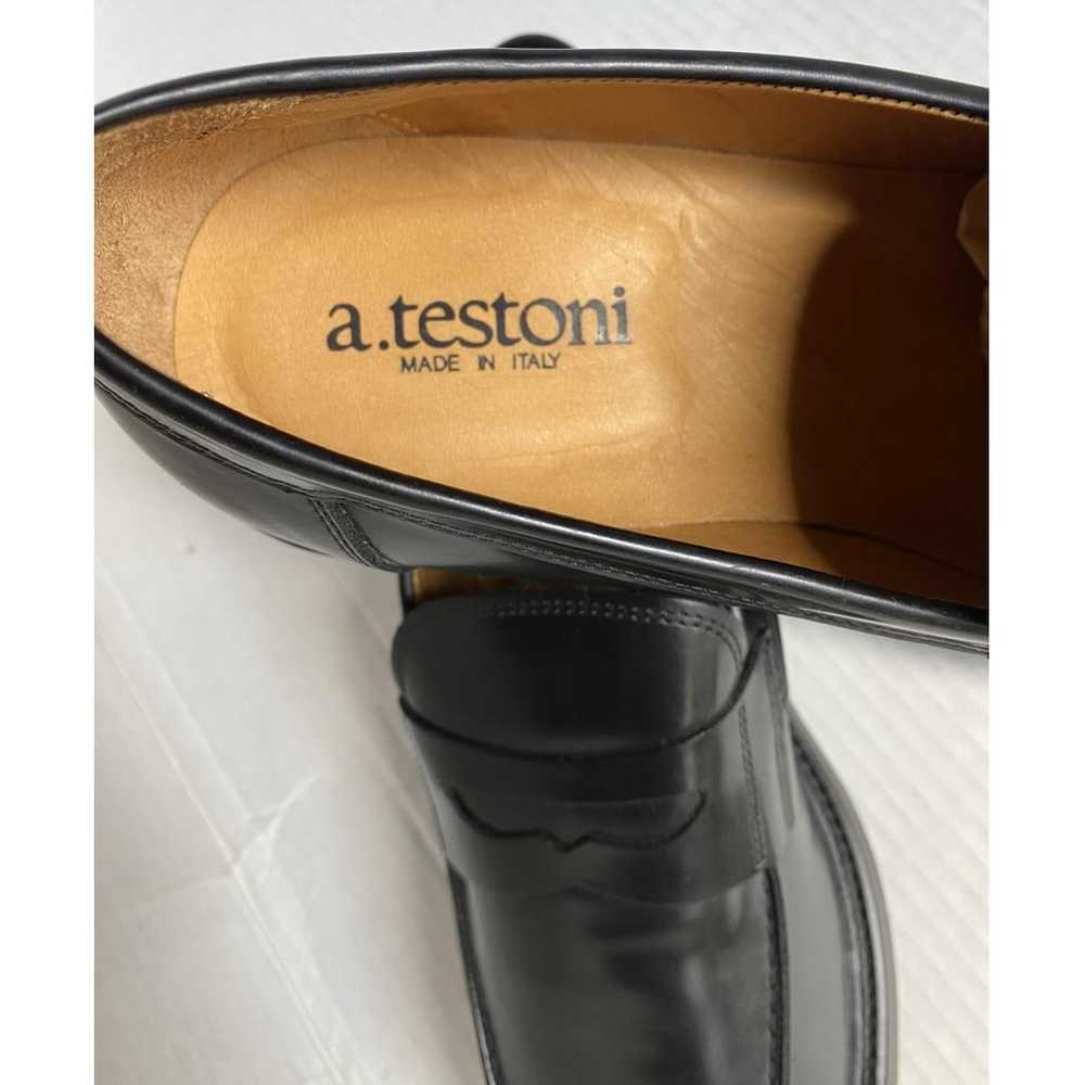 A. Testoni Leather flats - image 10