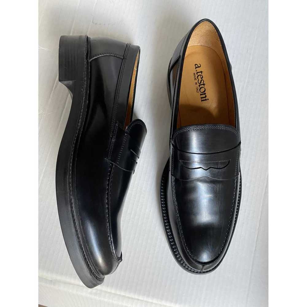 A. Testoni Leather flats - image 3