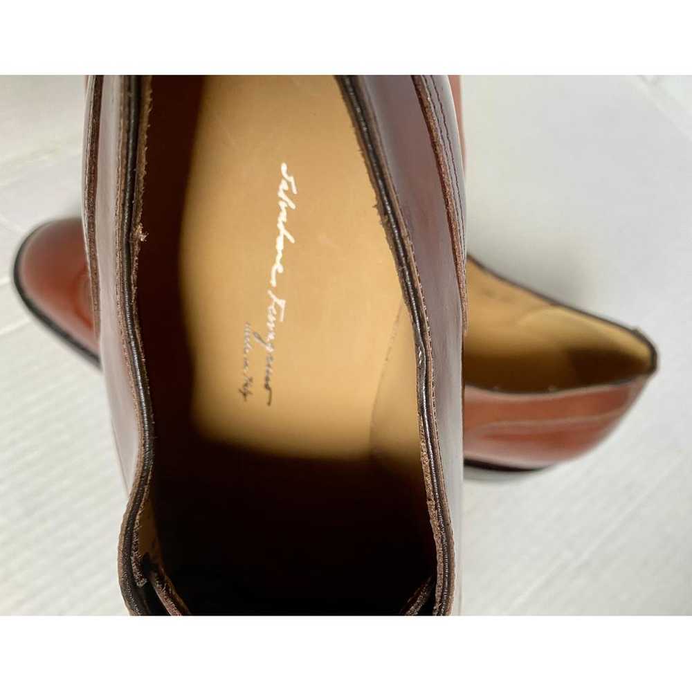 Salvatore Ferragamo Patent leather lace ups - image 6