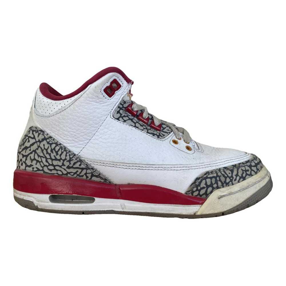 Jordan Air Jordan 3 leather trainers - image 1