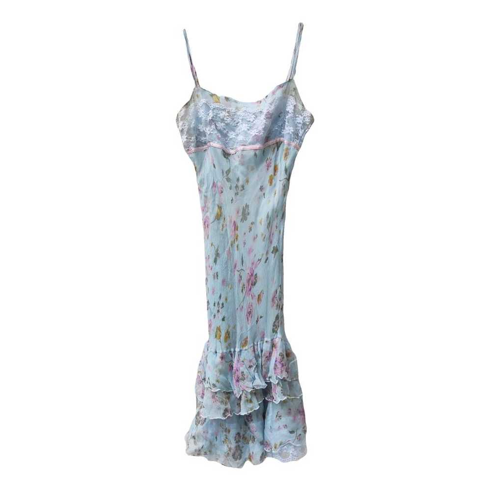 Non Signé / Unsigned Silk mid-length dress - image 1