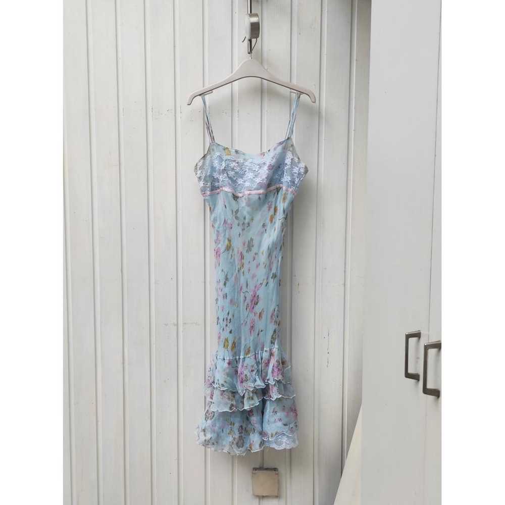 Non Signé / Unsigned Silk mid-length dress - image 7