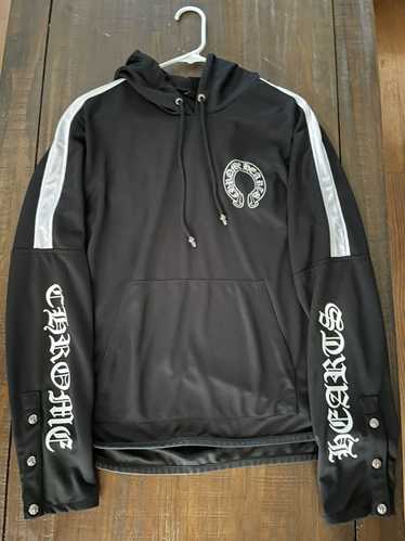 Chrome Hearts Cut an sewn jersey knit track hoodie