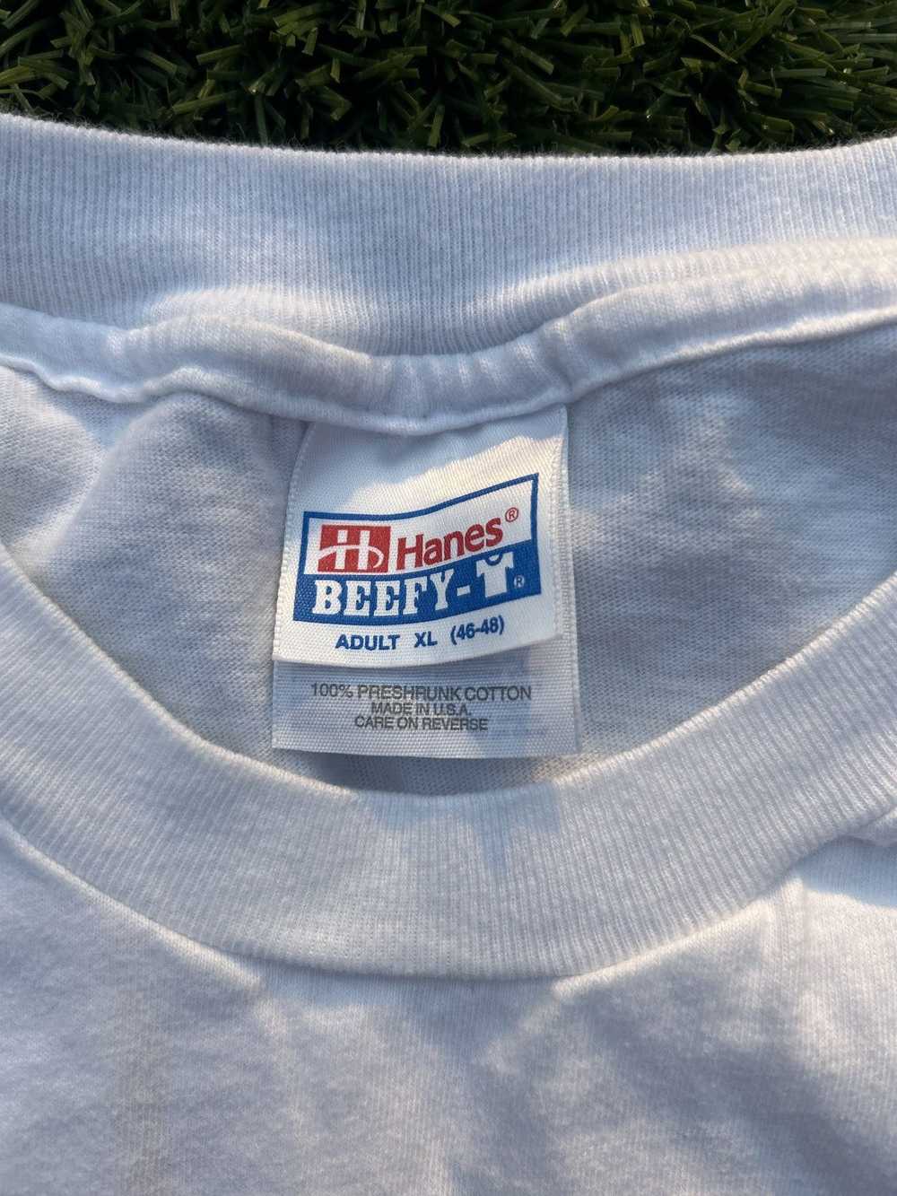 Hanes × Vintage Vintage Olympics Hanes Beefy Tee - image 3