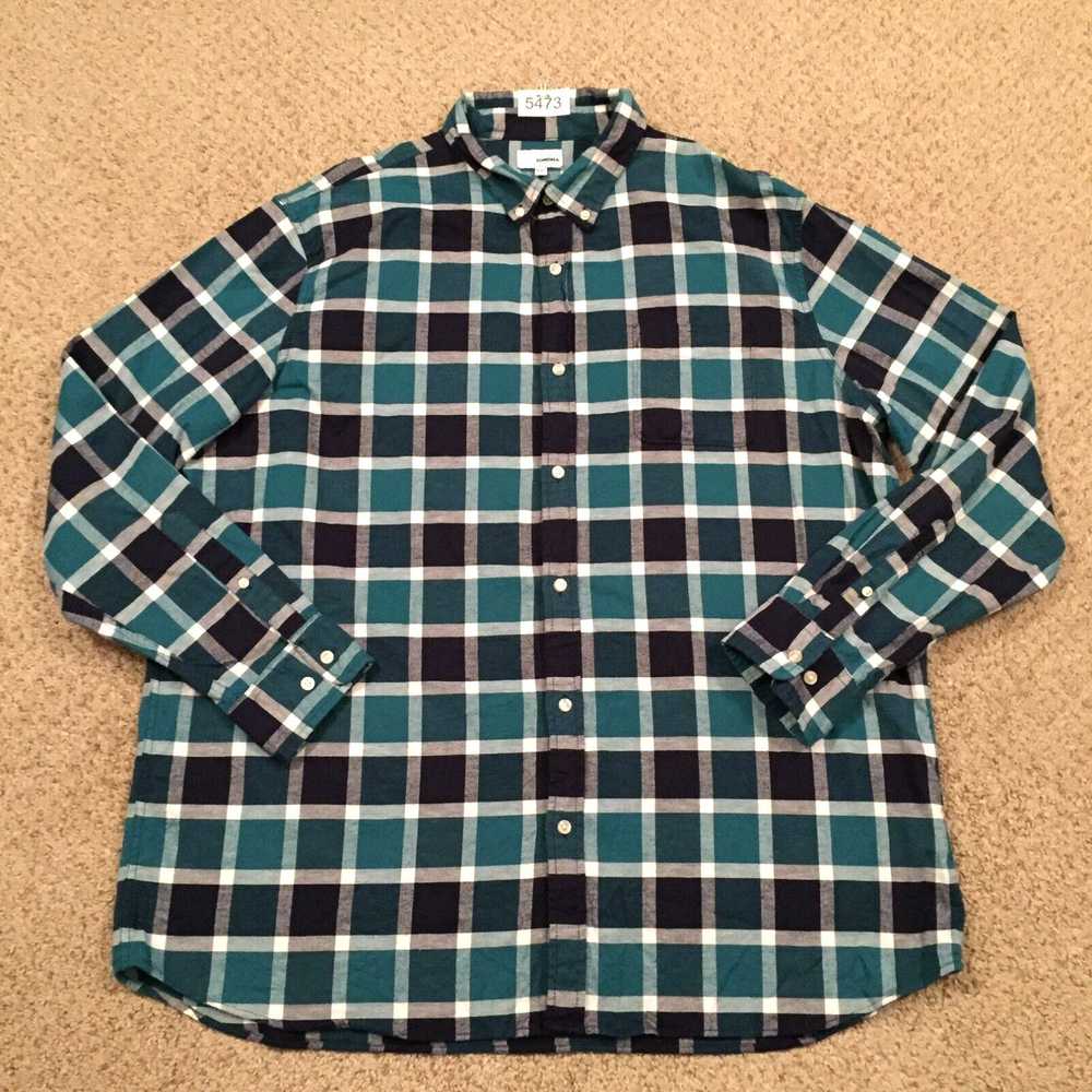 Vintage Sonoma Shirt Mens XXL Blue Plaid Long Sle… - image 1