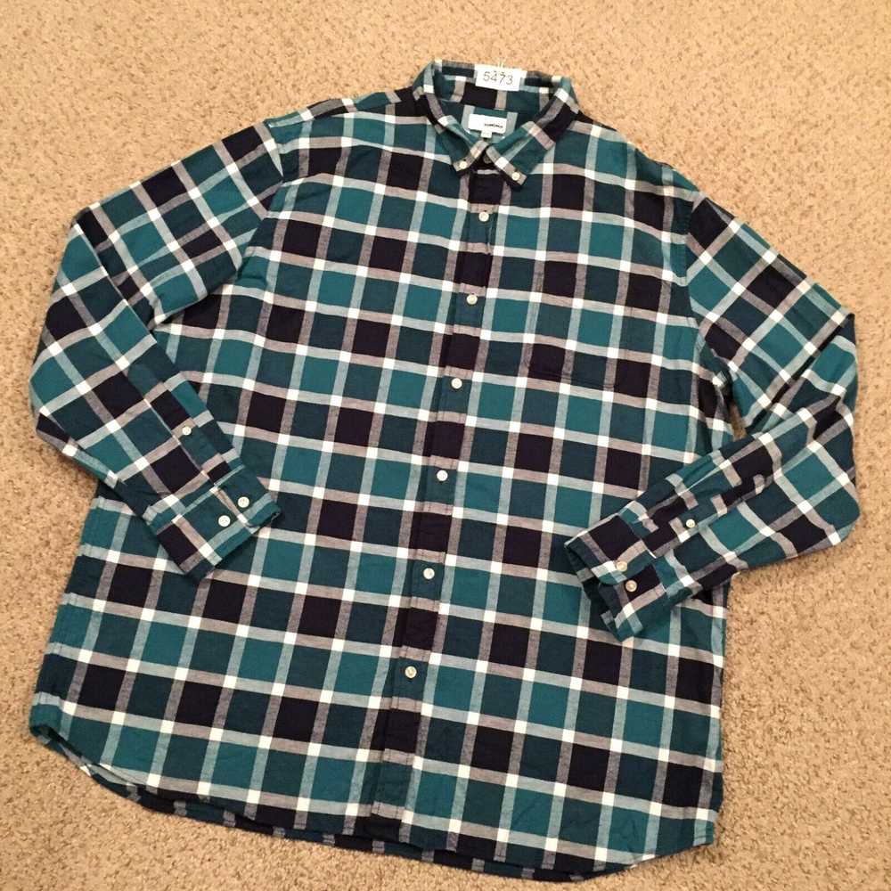 Vintage Sonoma Shirt Mens XXL Blue Plaid Long Sle… - image 2