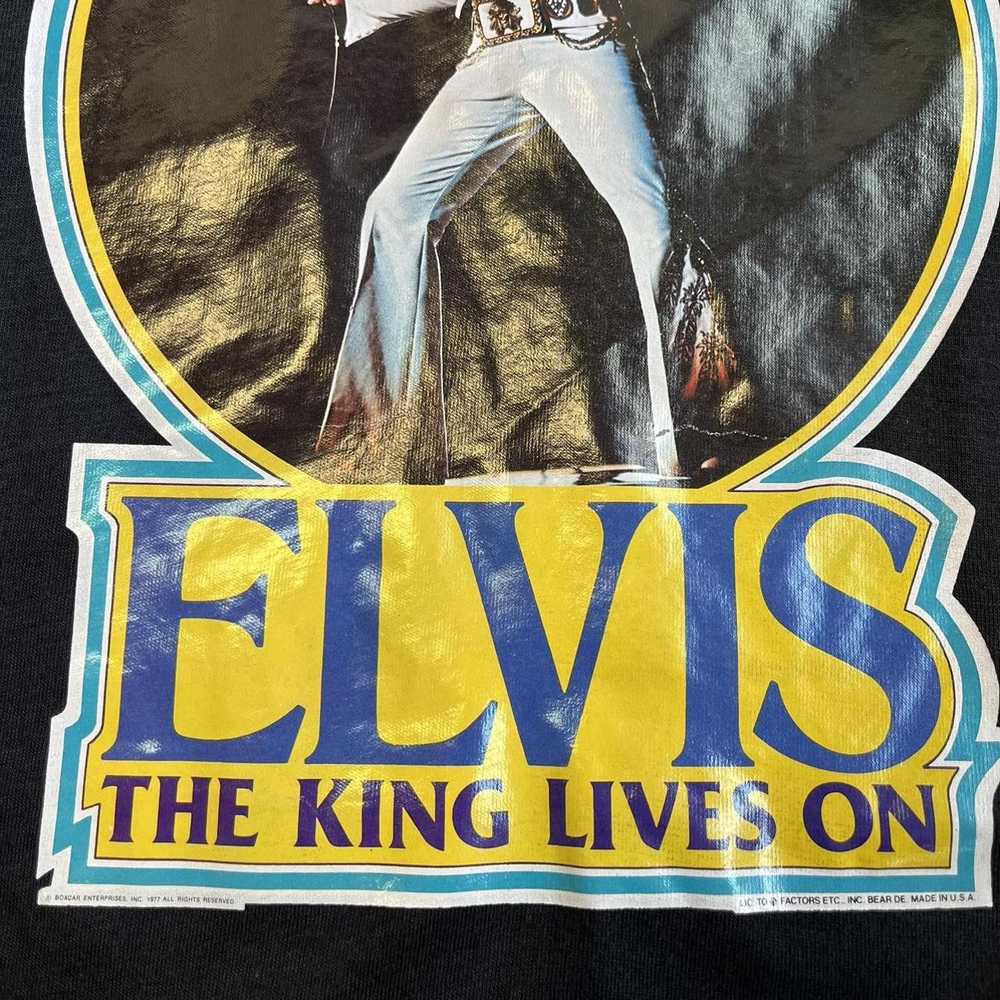 Streetwear × Vintage Vintage 70s Elvis Presley Th… - image 3