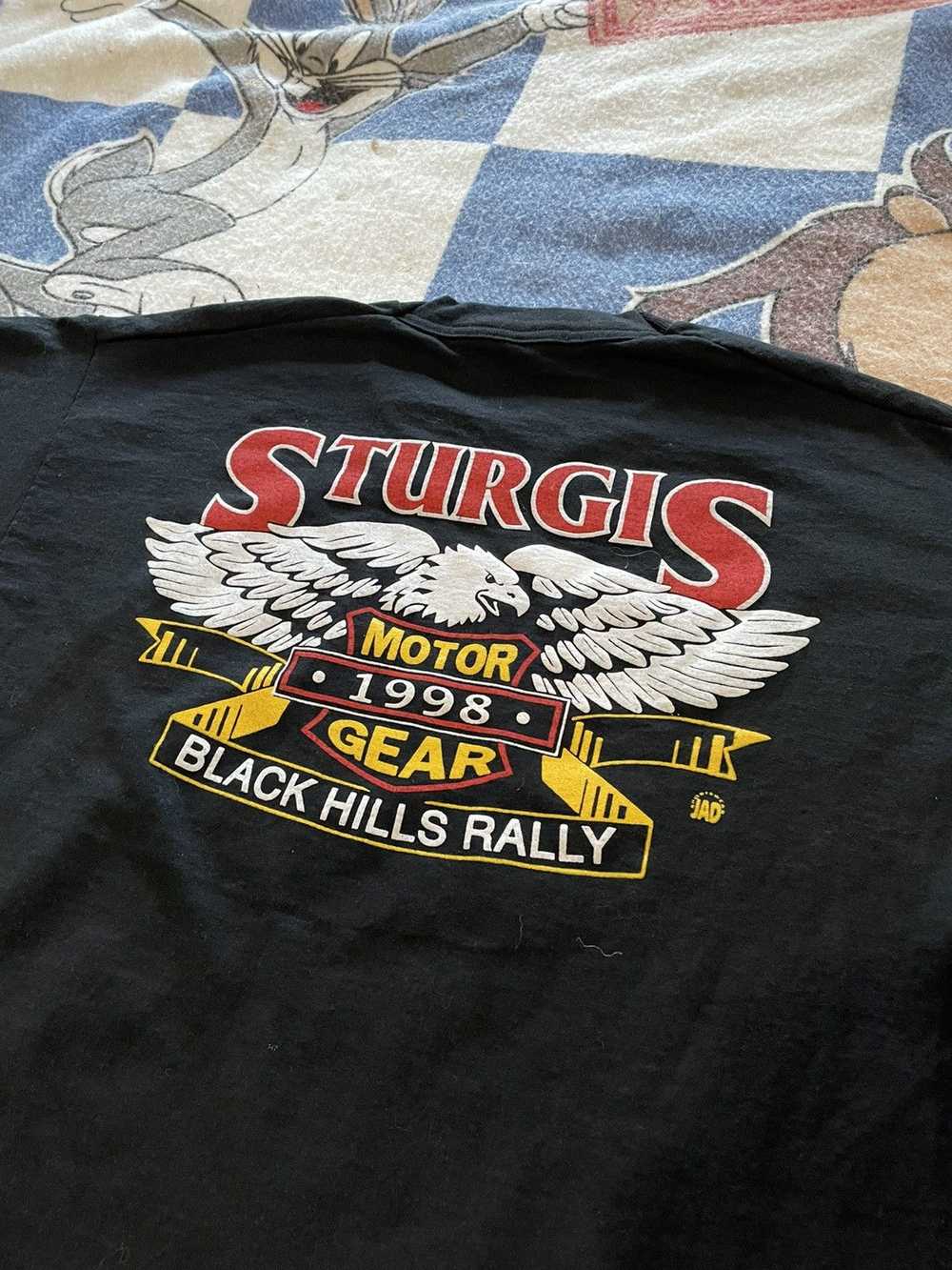 Vintage Vintage sturgis rally biker tee - image 4