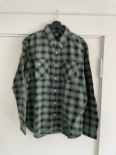 RRL Ralph Lauren RRL plaid work shirt - chamois