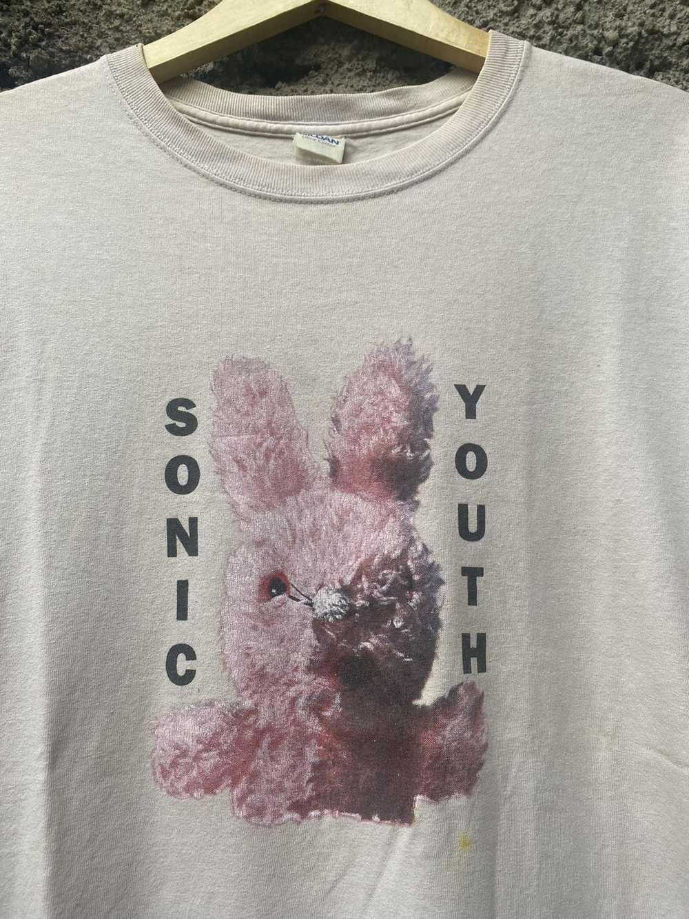 Band Tees × Vintage Vintage Sonic Youth Bunny Gra… - image 1