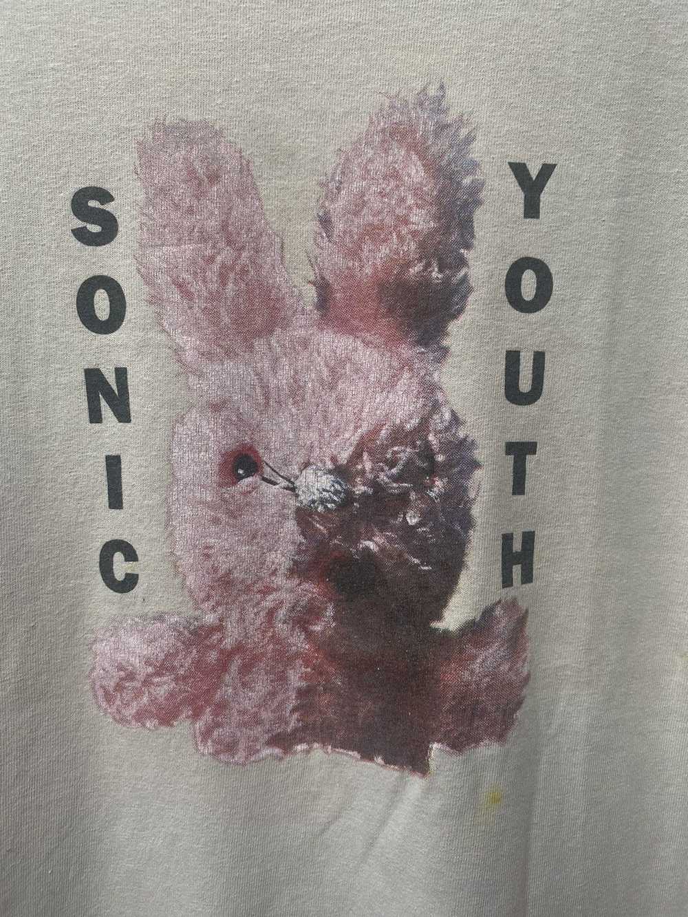 Band Tees × Vintage Vintage Sonic Youth Bunny Gra… - image 5