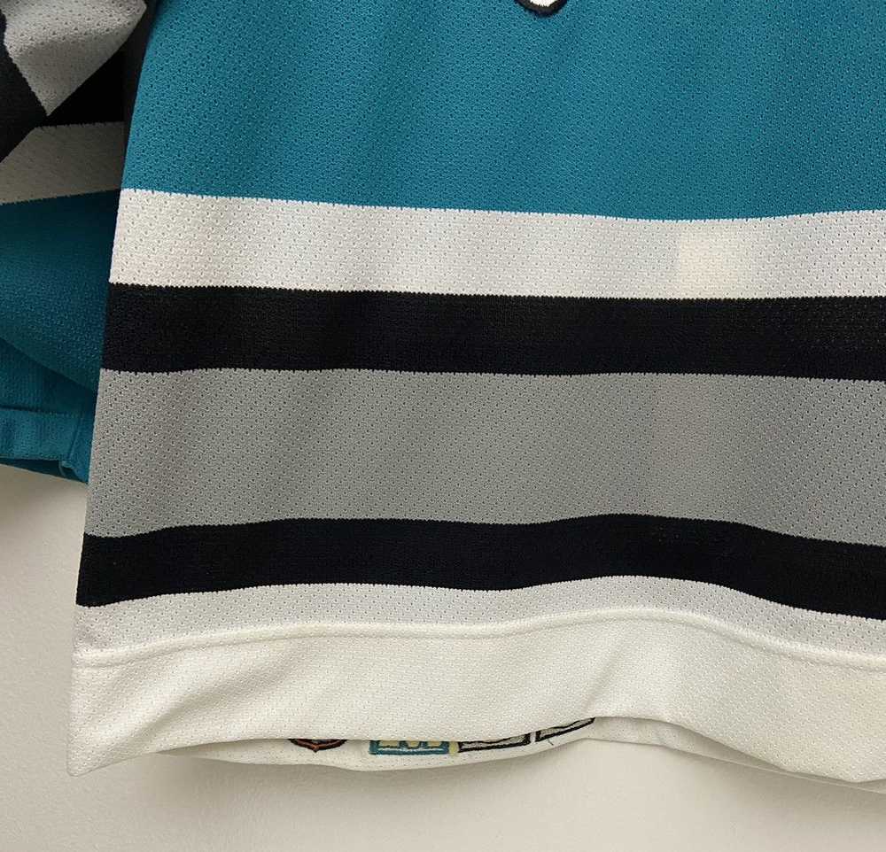 Vintage San Jose Sharks Blank CCM Authentic Hocke… - image 10