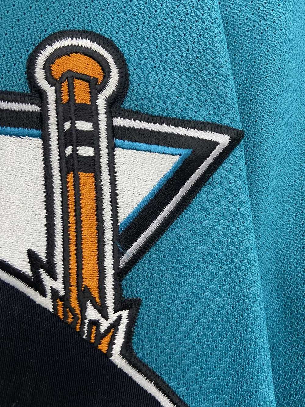 Vintage San Jose Sharks Blank CCM Authentic Hocke… - image 11