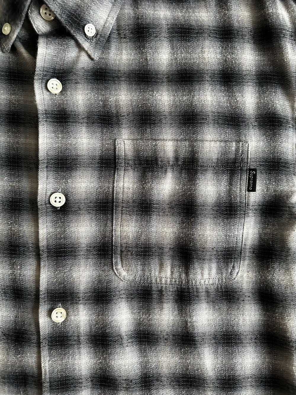 Supreme Shadow Plaid Flannel Shirt - image 2