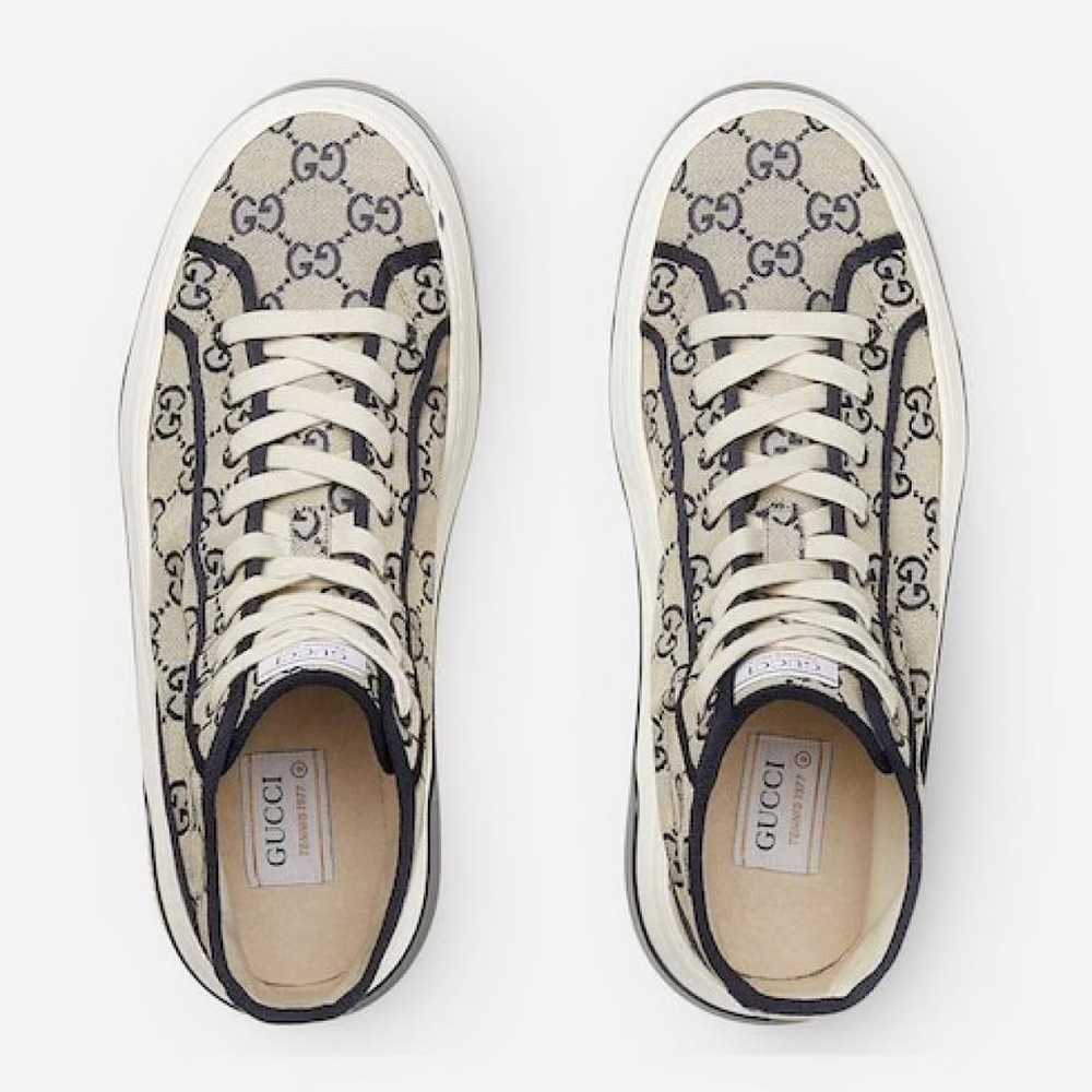 Gucci Cloth high trainers - image 3