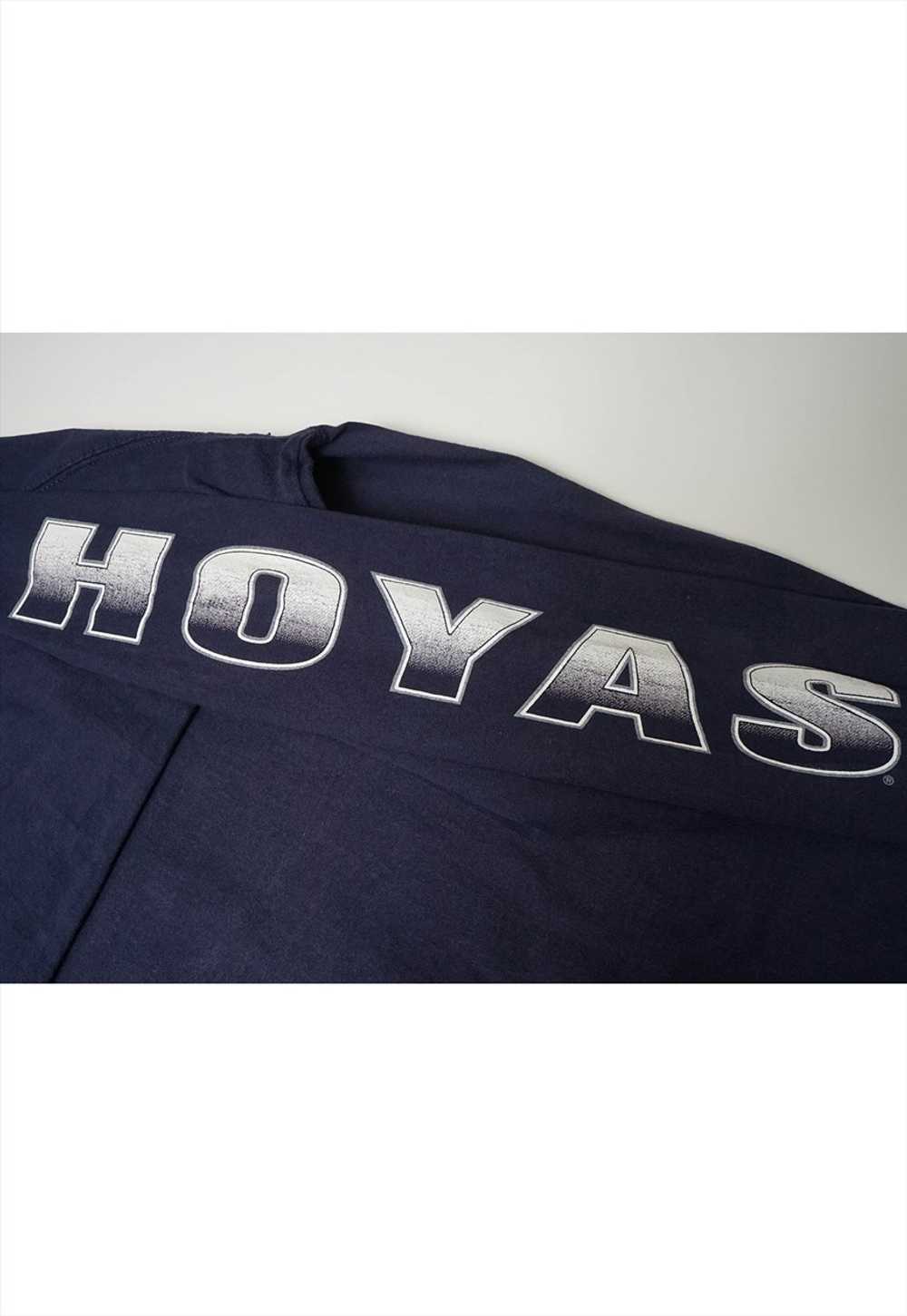 Vintage Georgetown Hoyas Navy Long Sleeved TShirt… - image 4