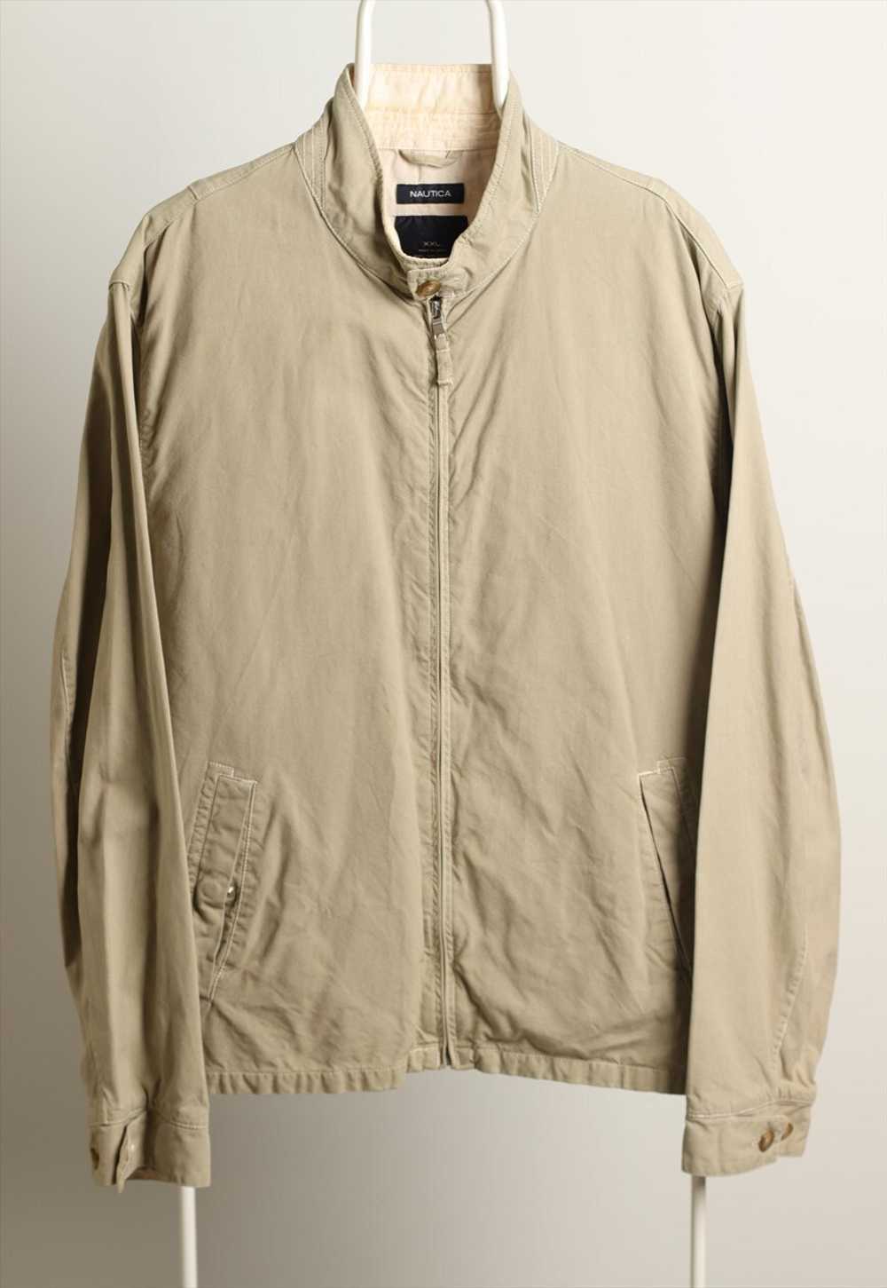 Vintage Nautica Harrington Jacket  Grey - image 2