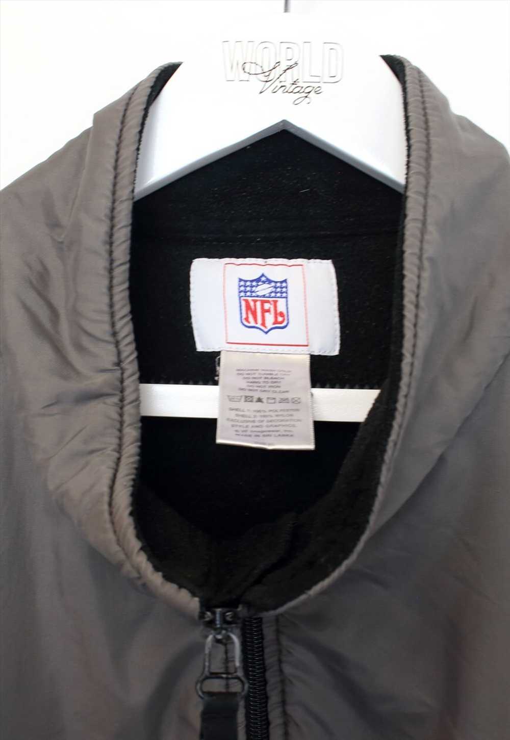 Vintage NFL full zip fleece in black and grey. Be… - image 3