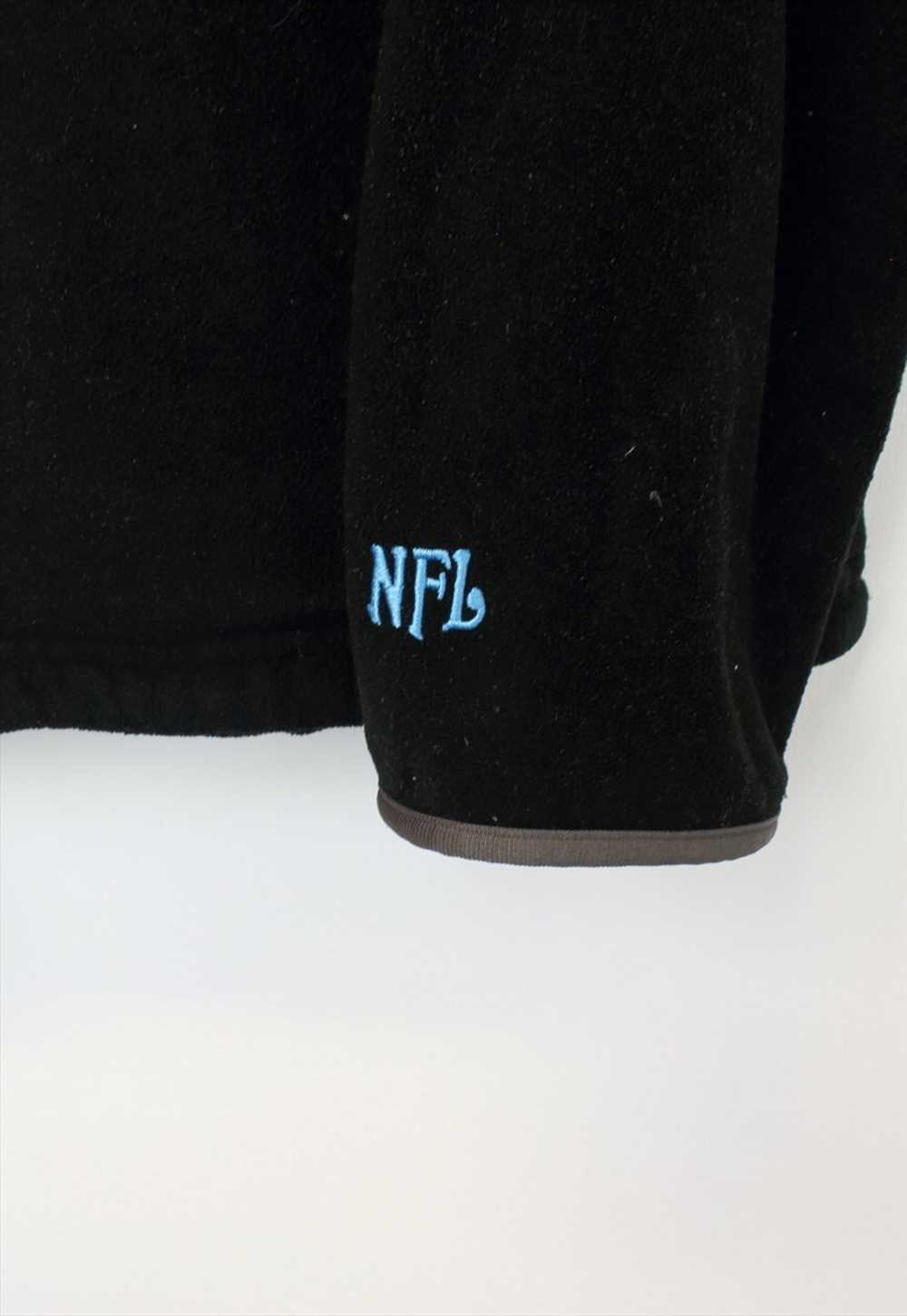 Vintage NFL full zip fleece in black and grey. Be… - image 5