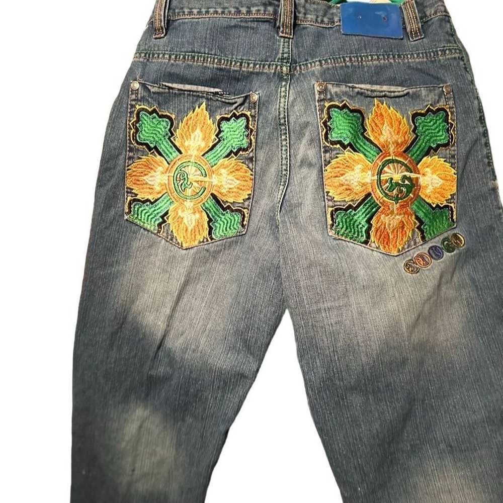 Coogi Vintage Coogi Baggy embroidered Jeans - image 4