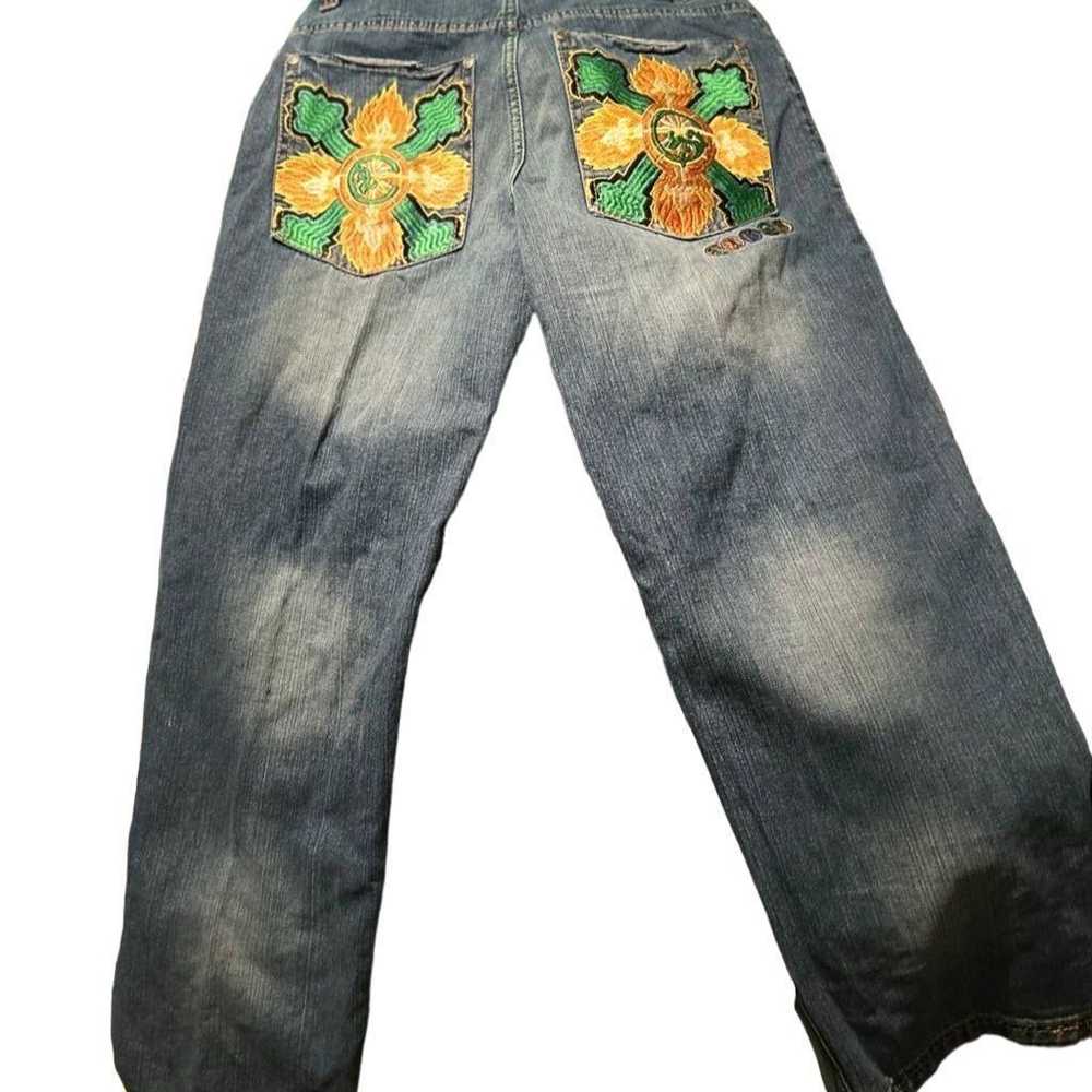 Coogi Vintage Coogi Baggy embroidered Jeans - image 7