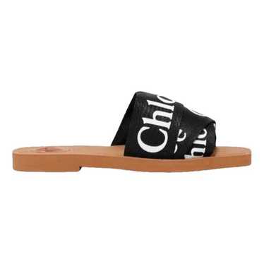 Chloé Woody leather sandal