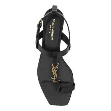 Saint Laurent Cassandra leather sandal