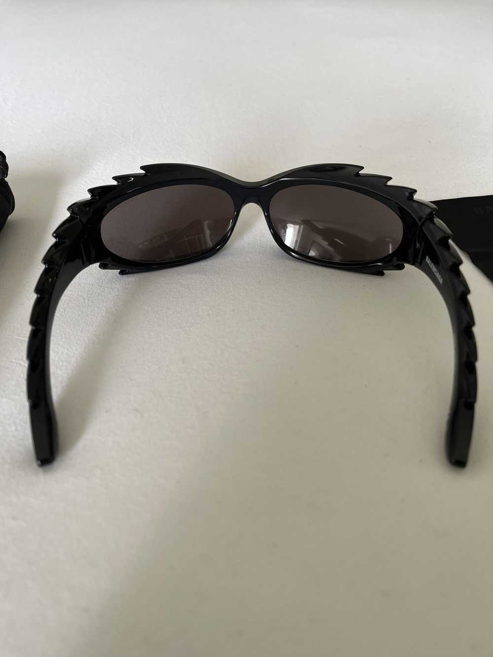 Balenciaga Black Spike Sunglasses - image 5