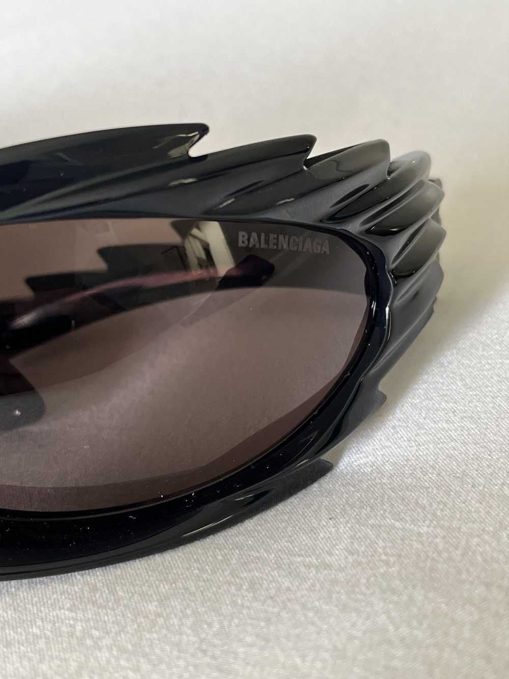 Balenciaga Black Spike Sunglasses - image 6