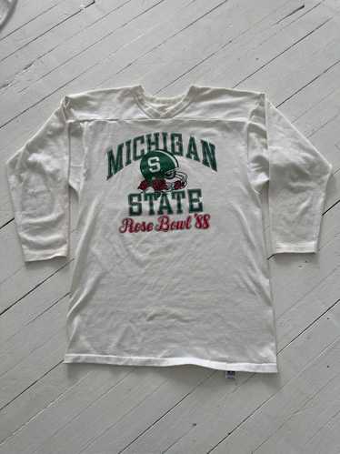 Russell Athletic MICHIGAN STATE ROSE BOWL 88 COTT… - image 1
