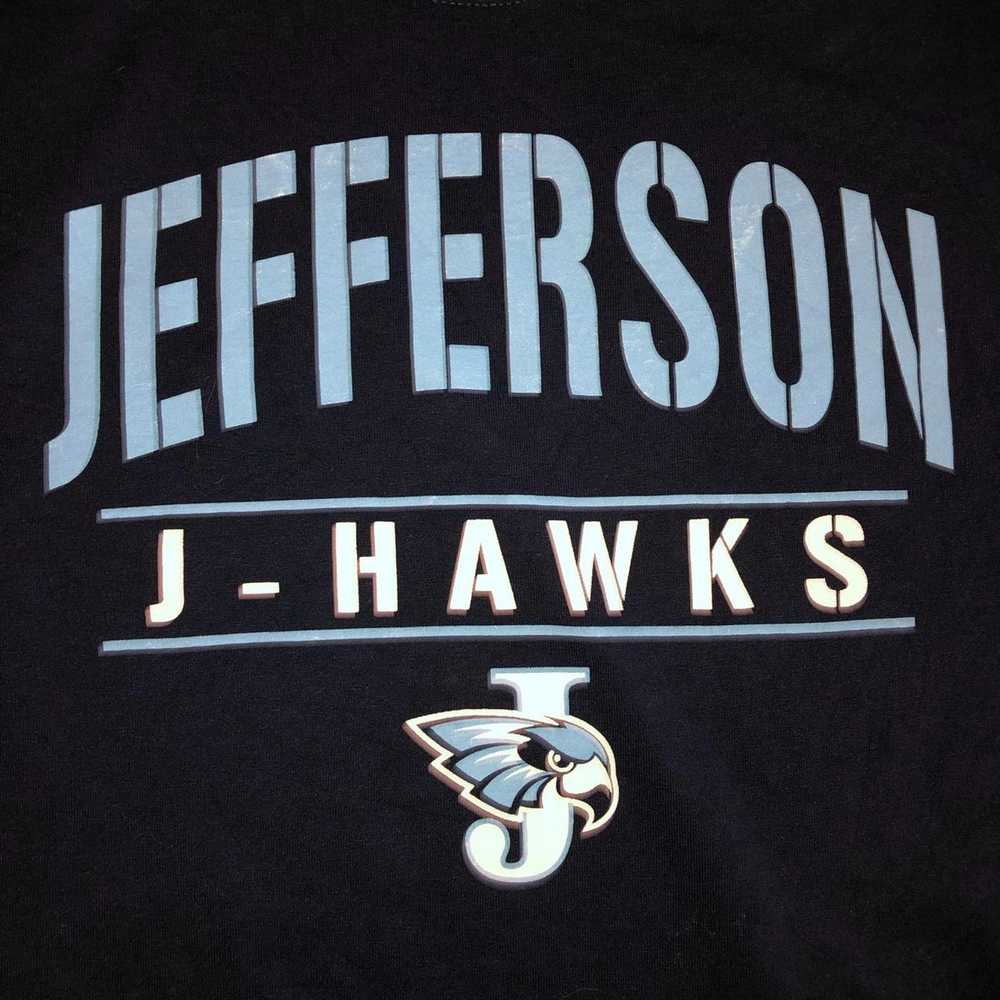 Jerzees Navy Jefferson J-Hawks Graphic Tee - image 3