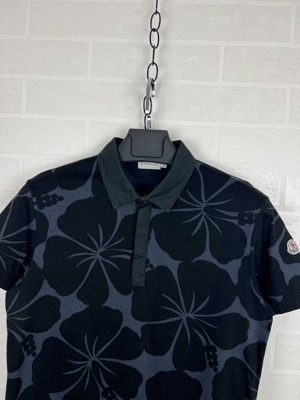 Moncler MONCLER Polo Shirt Cotton Hawaiian Patter… - image 4