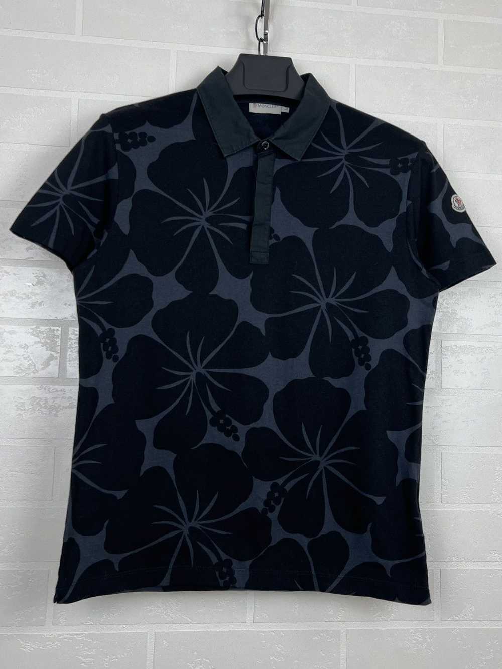 Moncler MONCLER Polo Shirt Cotton Hawaiian Patter… - image 9