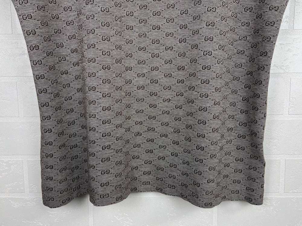 Gucci GUCCI Polo Shirt Slim Cotton GG Monogram Ja… - image 9