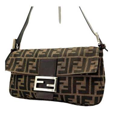 Fendi Mamma Baguette cloth handbag - image 1