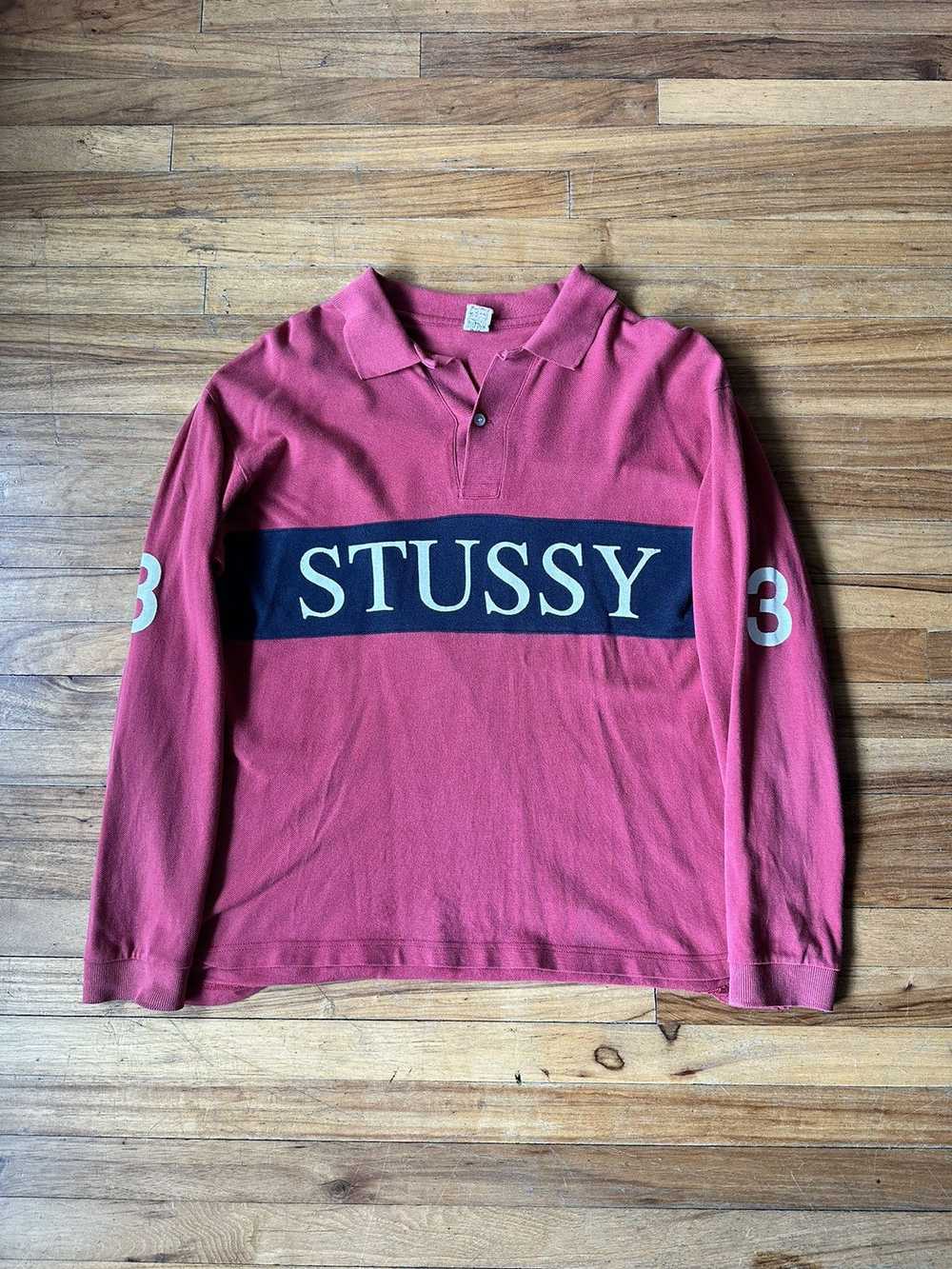 Stussy × Vintage vintage stussy rugby - image 1