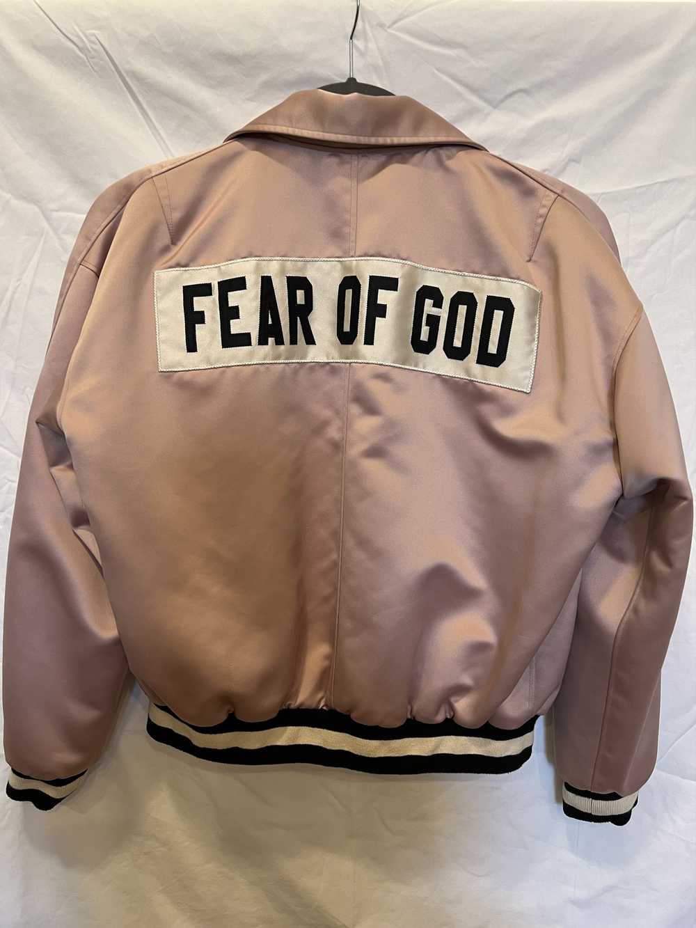 Fear of God Satin Varsity Jacket - image 2