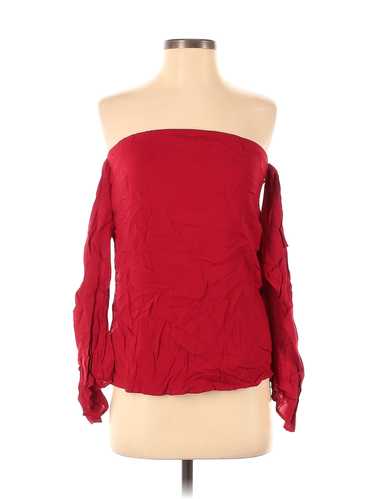 TOBI Women Red Long Sleeve Blouse S