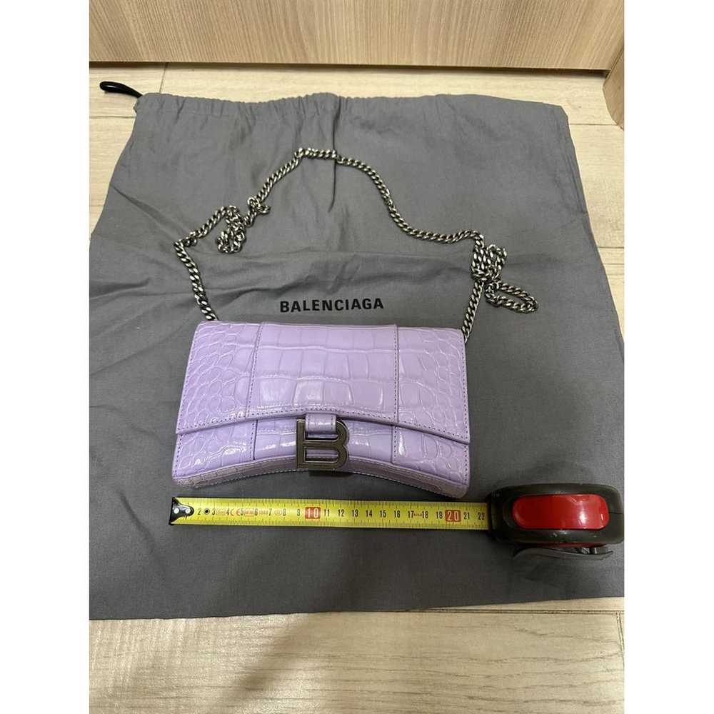 Balenciaga Hourglass leather crossbody bag - image 5