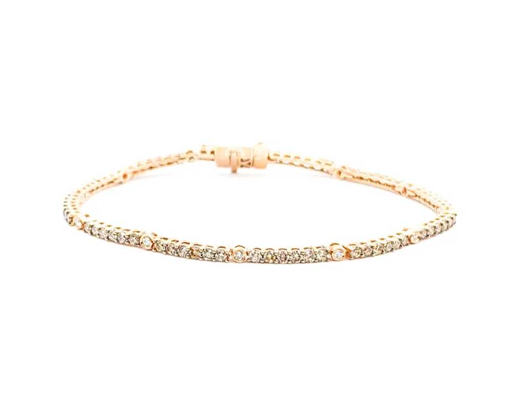 2.50ctw Diamond LeVian Bracelet In Rose Gold - image 2