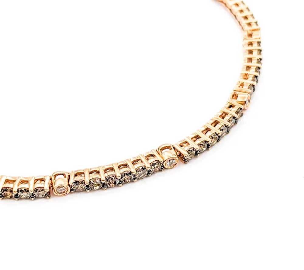 2.50ctw Diamond LeVian Bracelet In Rose Gold - image 3