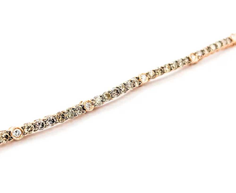 2.50ctw Diamond LeVian Bracelet In Rose Gold - image 5