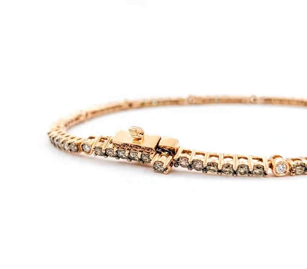 2.50ctw Diamond LeVian Bracelet In Rose Gold - image 8