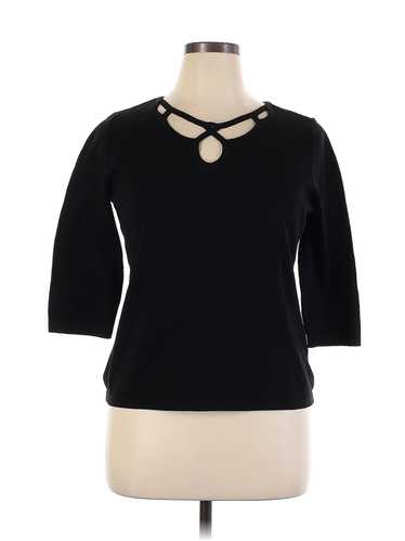 Lane Bryant Women Black Pullover Sweater 14 Plus