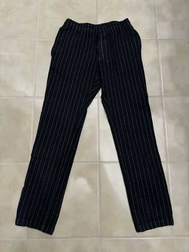 1017 ALYX 9SM Alyx Wool Logo Pinstripe Trousers Bl